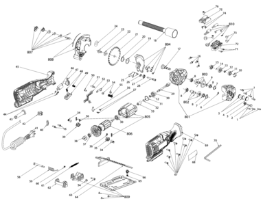 Part Location Diagram of 5140188-71 DeWALT SPRING